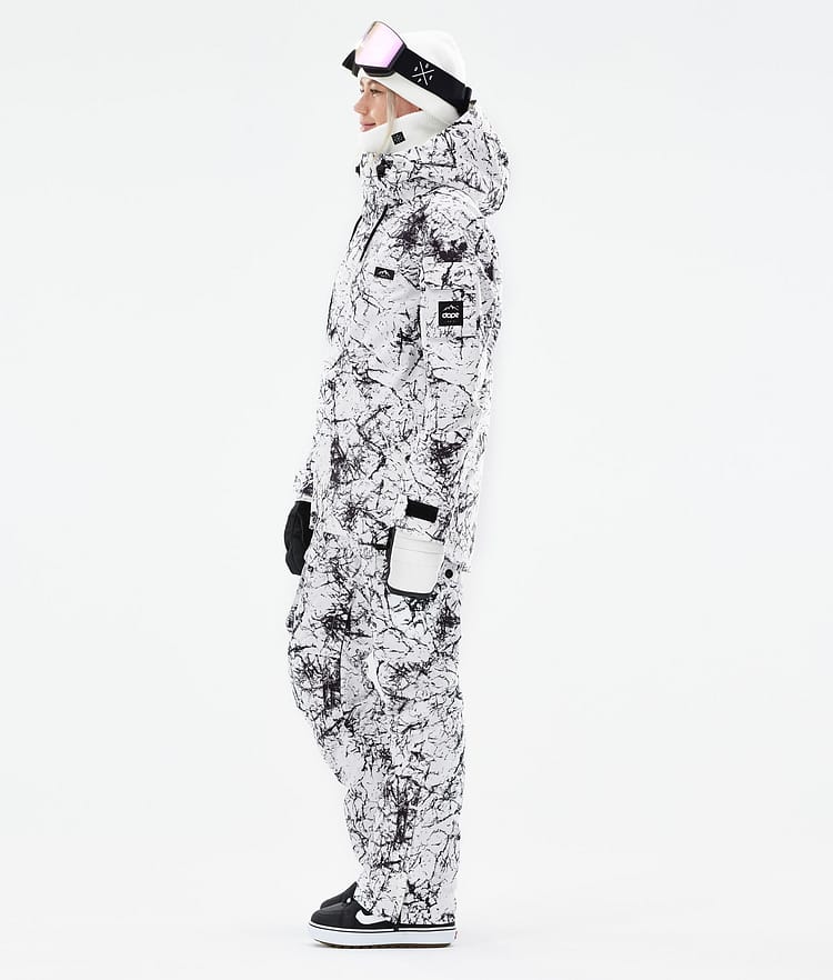 Dope Adept W 2021 Snowboardjakke Dame Rock, Billede 5 af 11