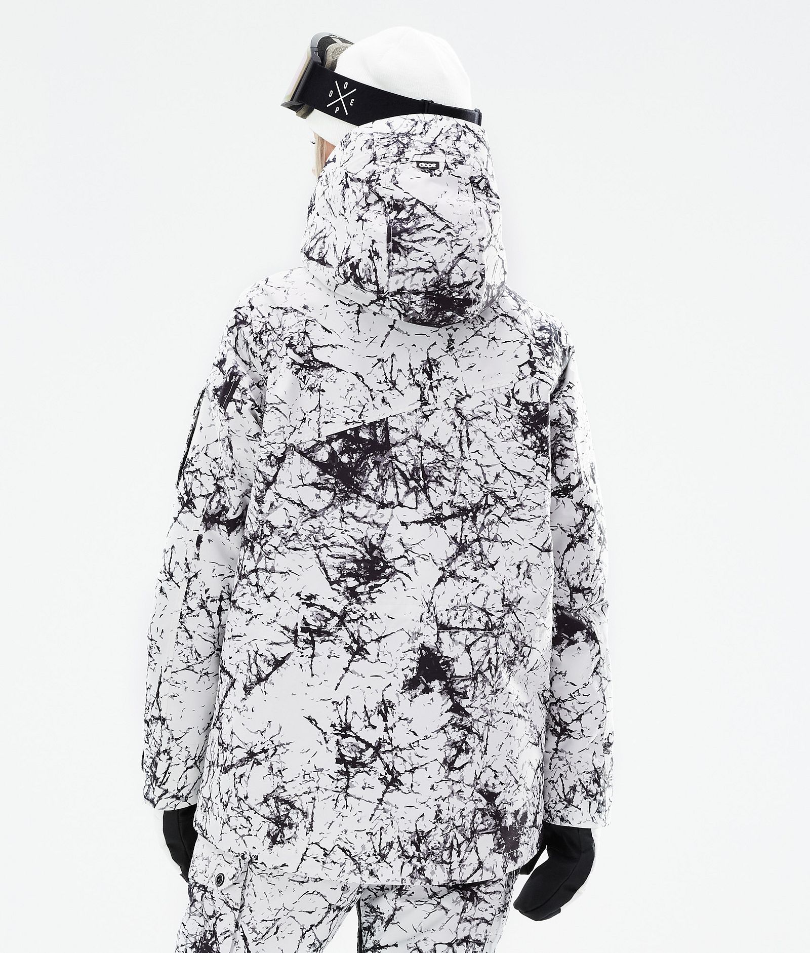 Dope Adept W 2021 Snowboardjakke Dame Rock, Billede 8 af 11