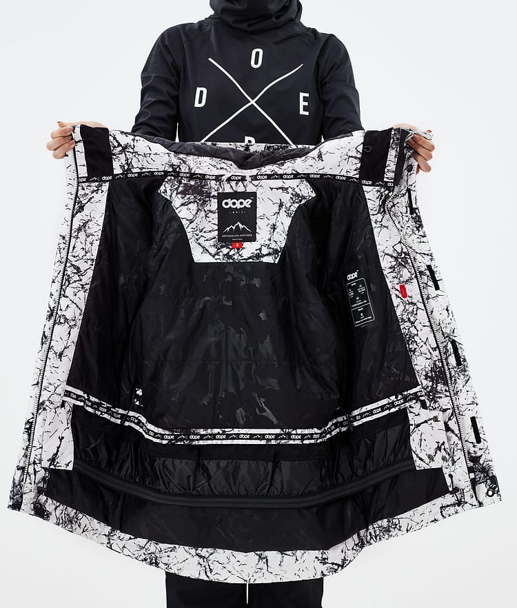 Dope Adept W 2021 Snowboardjakke Dame Rock, Billede 11 af 11