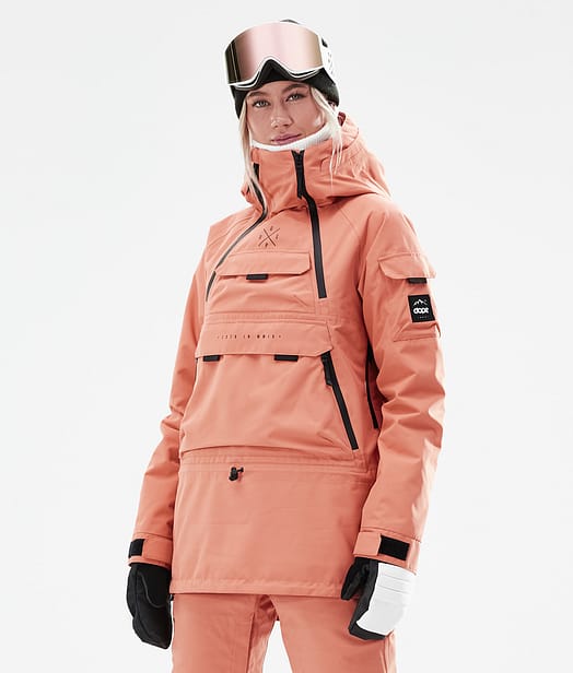 Dope Akin W 21 Kurtka Narciarska Kobiety Peach