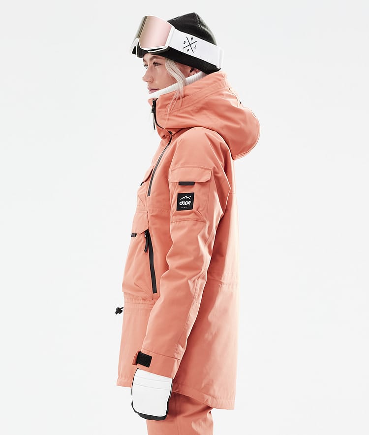 Dope Akin W 21 Lyžařská Bunda Dámské Peach, Obrázek 7 z 11
