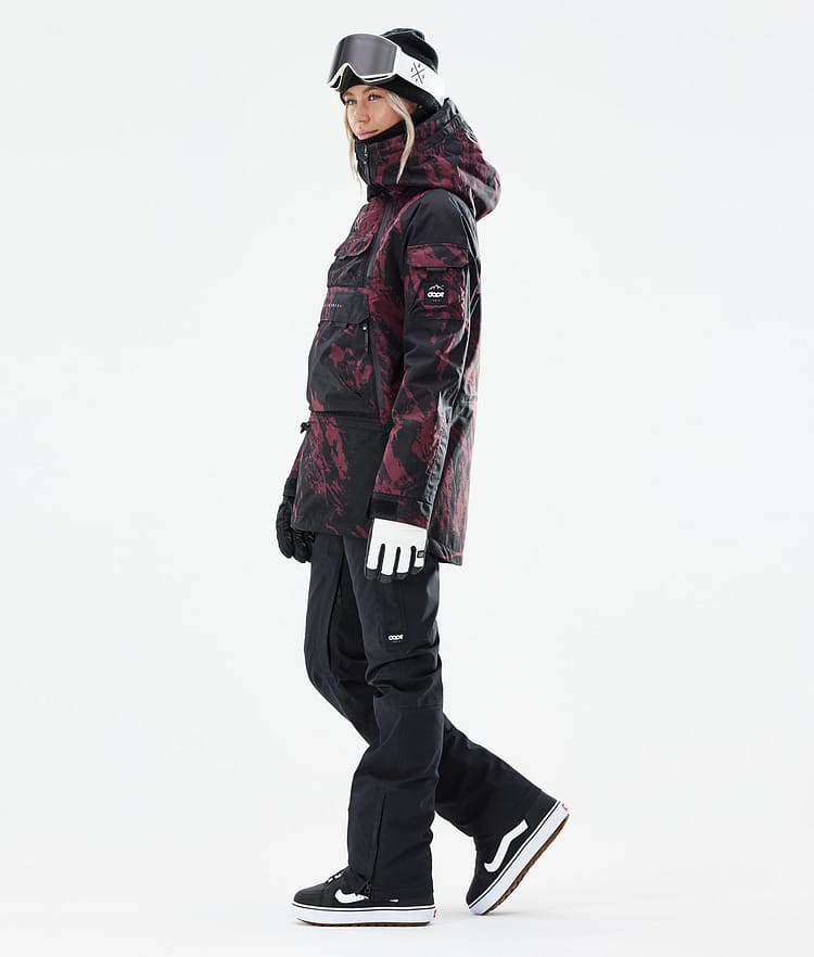 Dope Akin W 21 Chaqueta Snowboard Mujer Paint Burgundy, Imagen 5 de 11