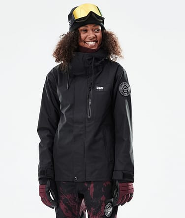 Dope Blizzard W Full Zip 2021 Lyžařská Bunda Dámské Black