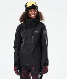 Dope Blizzard W Full Zip 21 Kurtka Narciarska Kobiety Black