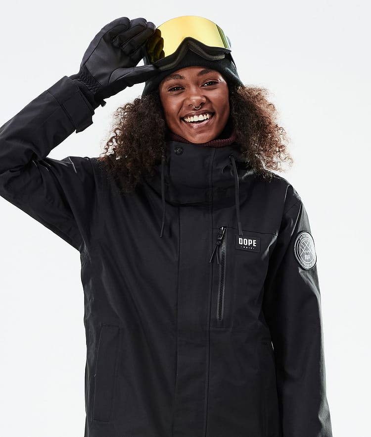 Dope Blizzard W Full Zip 2021 Lyžařská Bunda Dámské Black, Obrázek 2 z 11