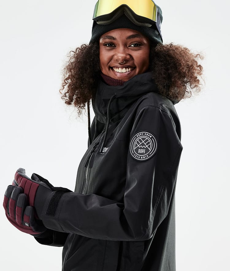 Dope Blizzard W Full Zip 21 Bunda na Snowboard Dámské Black Renewed, Obrázek 2 z 11