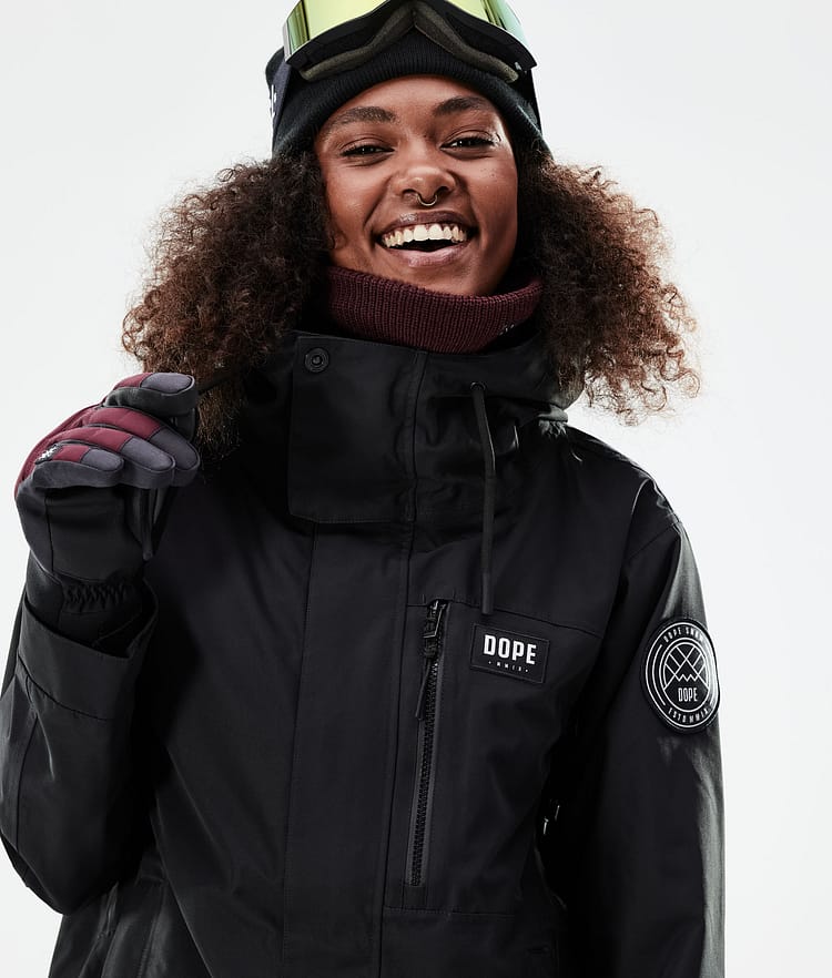 Dope Blizzard W Full Zip 2021 Lyžařská Bunda Dámské Black, Obrázek 3 z 11