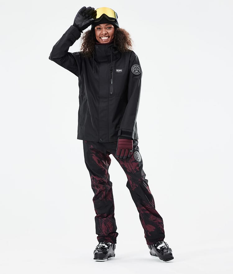 Dope Blizzard W Full Zip 2021 Lyžařská Bunda Dámské Black, Obrázek 4 z 11