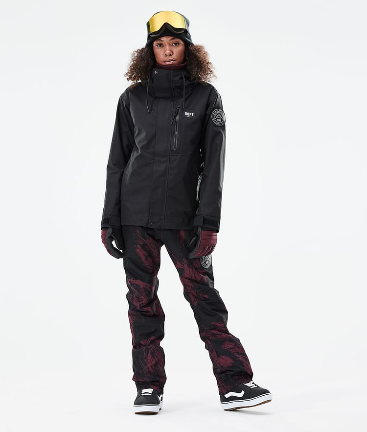 Dope Blizzard W Full Zip 21 Bunda na Snowboard Dámské Black Renewed, Obrázek 4 z 11