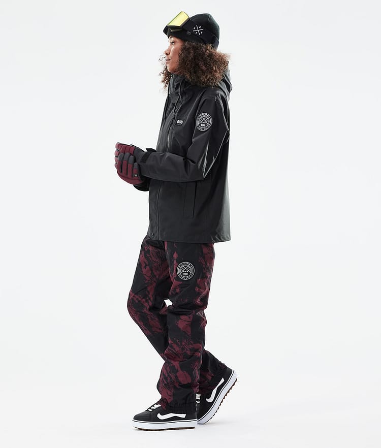 Dope Blizzard W Full Zip 21 Bunda na Snowboard Dámské Black Renewed, Obrázek 5 z 11