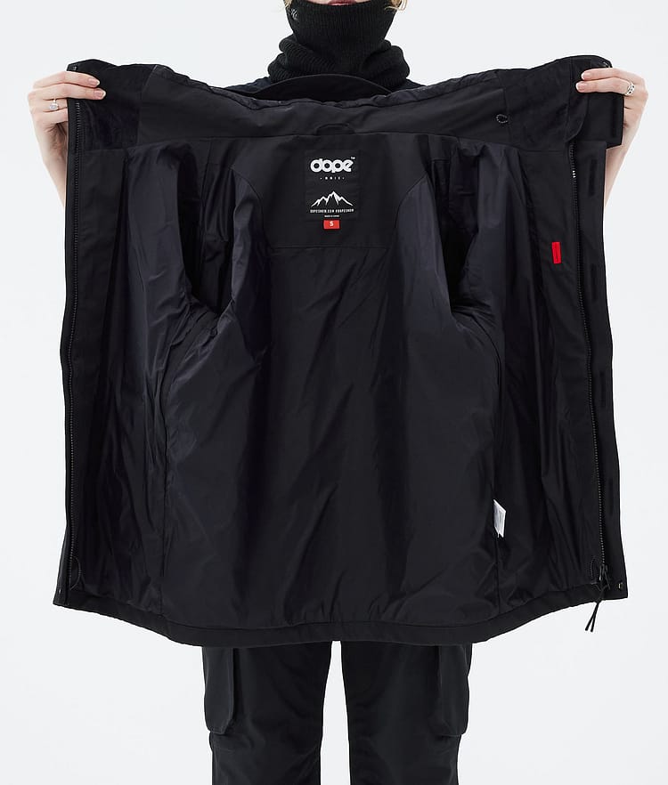 Dope Blizzard W Full Zip 2021 Lyžařská Bunda Dámské Black, Obrázek 11 z 11