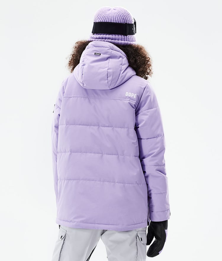 Dope Puffer W 2021 Lyžařská Bunda Dámské Faded Violet, Obrázek 3 z 10