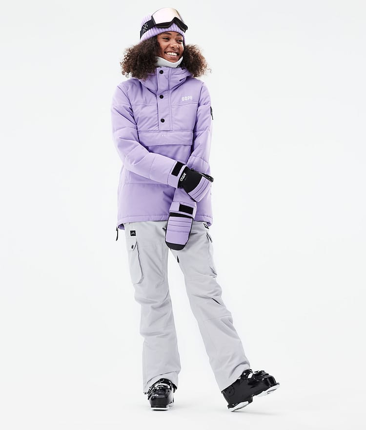 Dope Puffer W 2021 Lyžařská Bunda Dámské Faded Violet, Obrázek 7 z 10