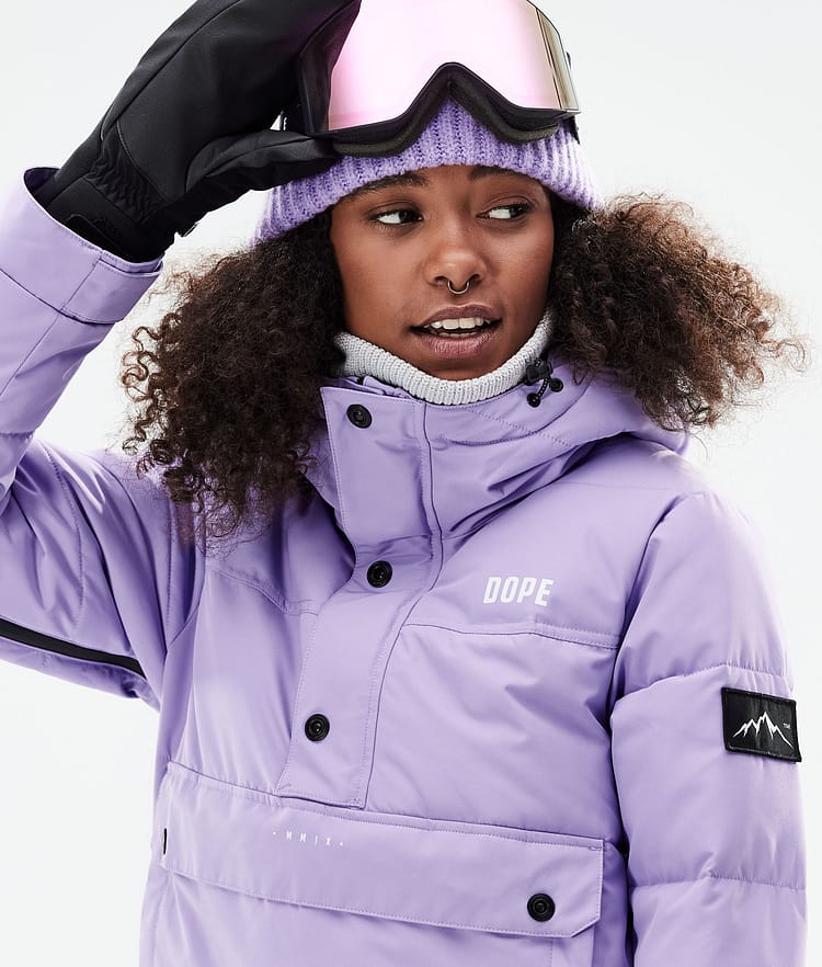 Dope Puffer W 2021 Lyžařská Bunda Dámské Faded Violet, Obrázek 8 z 10