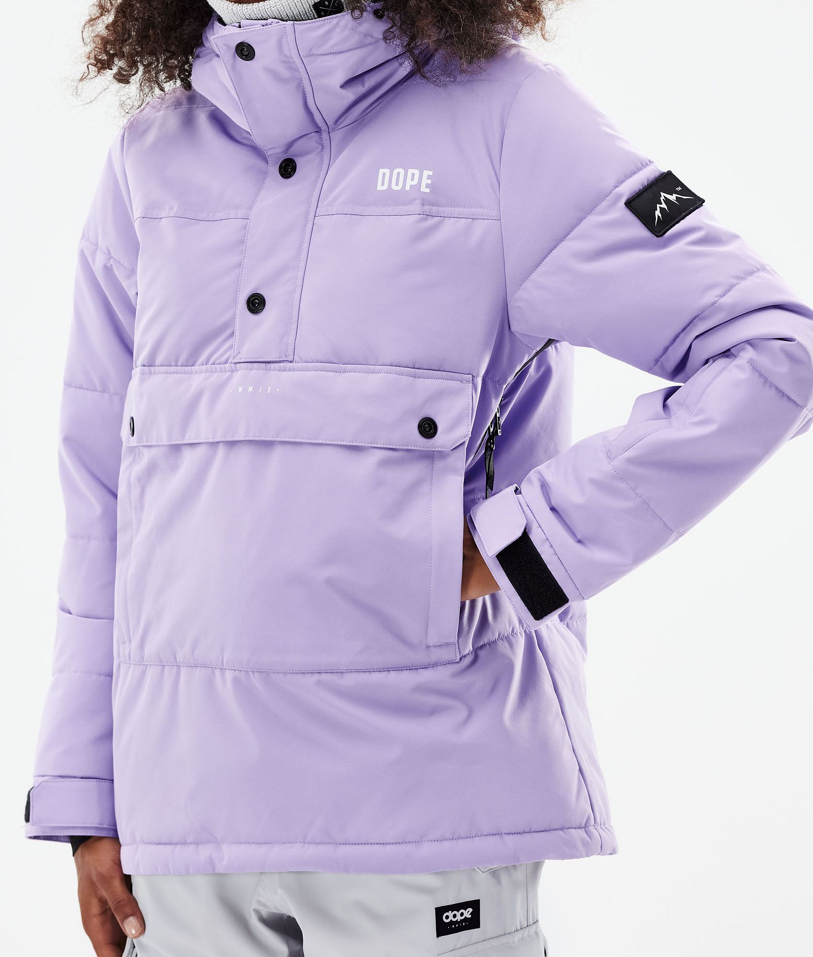 Dope Puffer W 2021 Lyžařská Bunda Dámské Faded Violet, Obrázek 9 z 10