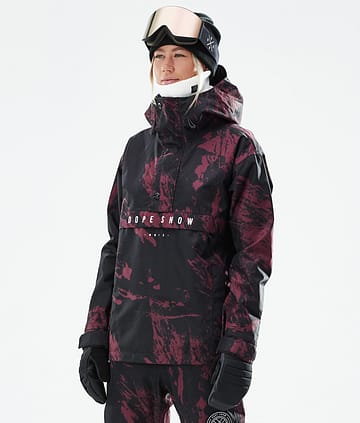 Dope Legacy W 21 Bunda na Snowboard Dámské Paint Burgundy