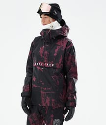 Dope Legacy W 21 Lyžařská Bunda Dámské Paint Burgundy