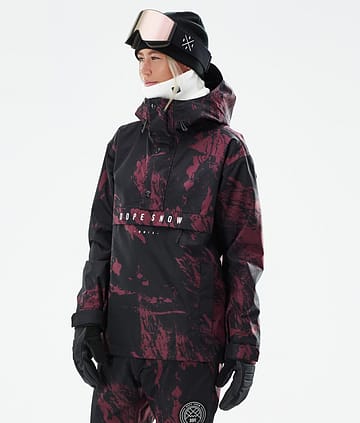 Dope Legacy W 21 Lyžařská Bunda Dámské Paint Burgundy
