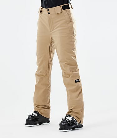 Dope Con W 2021 Lyžařské Kalhoty Dámské Khaki