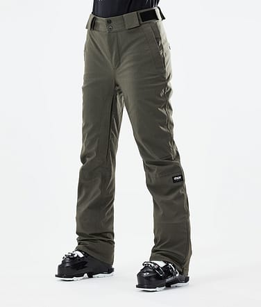 Dope Con W 2021 Lyžařské Kalhoty Dámské Olive Green