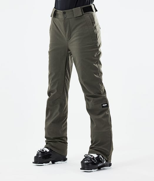 Dope Con W 21 Pantalones Esquí Mujer Olive Green