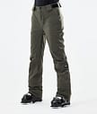 Dope Con W 21 Pantalones Esquí Mujer Olive Green