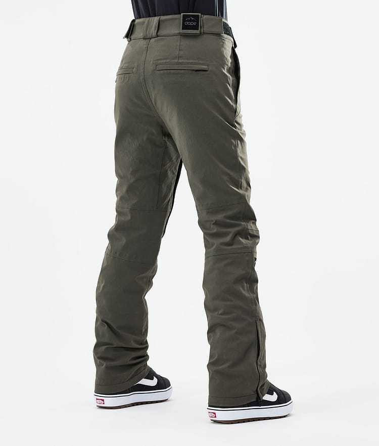 Dope Con W 21 Kalhoty na Snowboard Dámské Olive Green Renewed, Obrázek 3 z 5