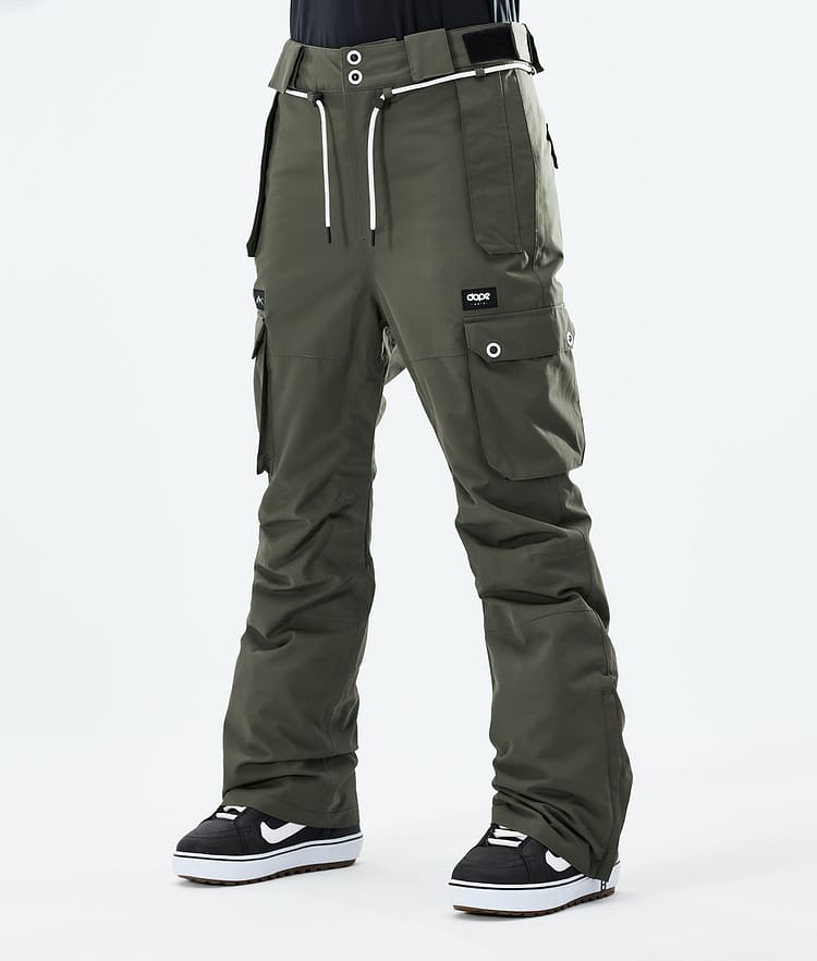 Dope Iconic W 21 Pantalones Snowboard Mujer Olive Green, Imagen 1 de 6