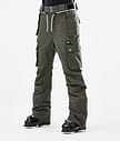 Dope Iconic W 2021 Pantalon de Ski Femme Olive Green