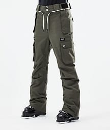 Dope Iconic W 21 Pantalones Esquí Mujer Olive Green