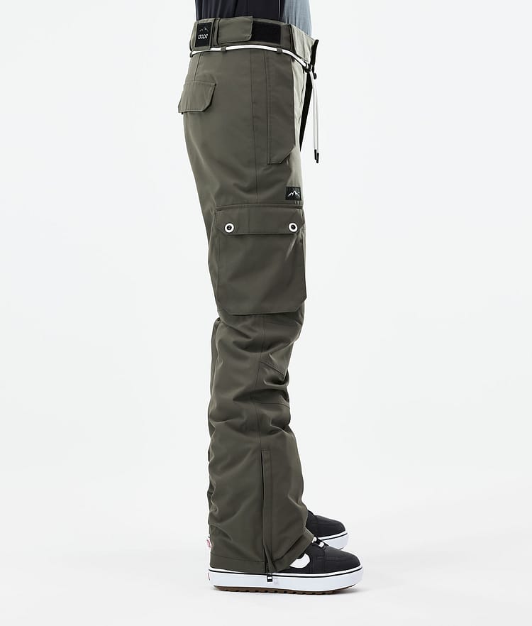 Dope Iconic W 21 Pantalones Snowboard Mujer Olive Green, Imagen 2 de 6