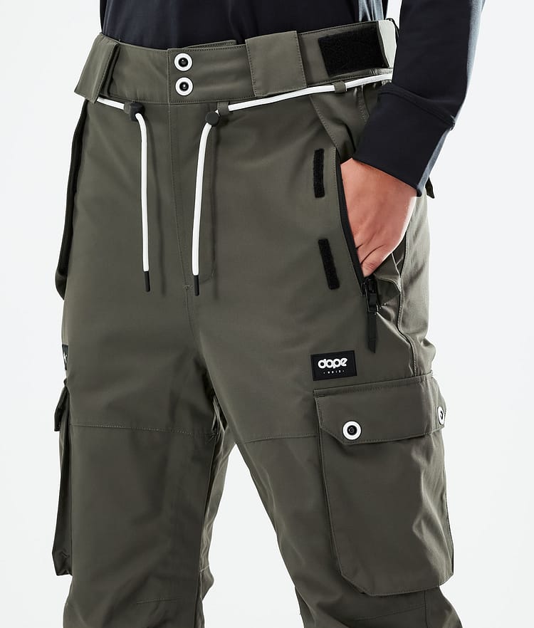 Dope Iconic W 21 Pantalones Snowboard Mujer Olive Green, Imagen 4 de 6