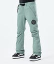 Dope Blizzard W 2021 Snowboard Pants Women Faded Green