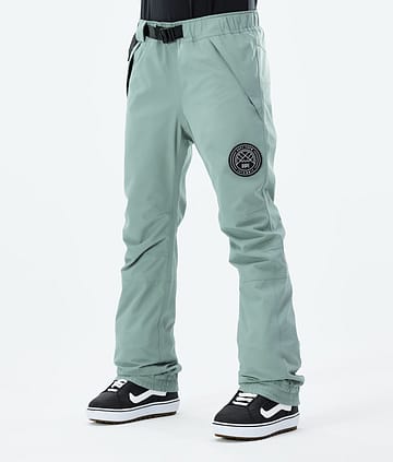 Dope Blizzard W 21 Spodnie Snowboardowe Kobiety Faded Green