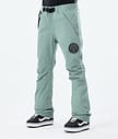 Dope Blizzard W 21 Kalhoty na Snowboard Dámské Faded Green