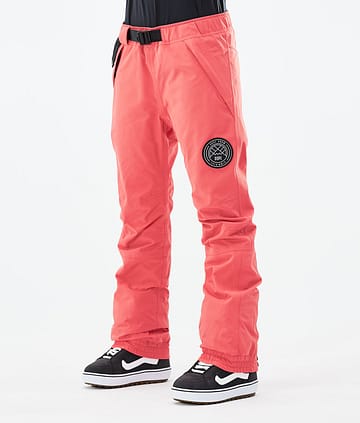 Dope Blizzard W 21 Spodnie Snowboardowe Kobiety Coral
