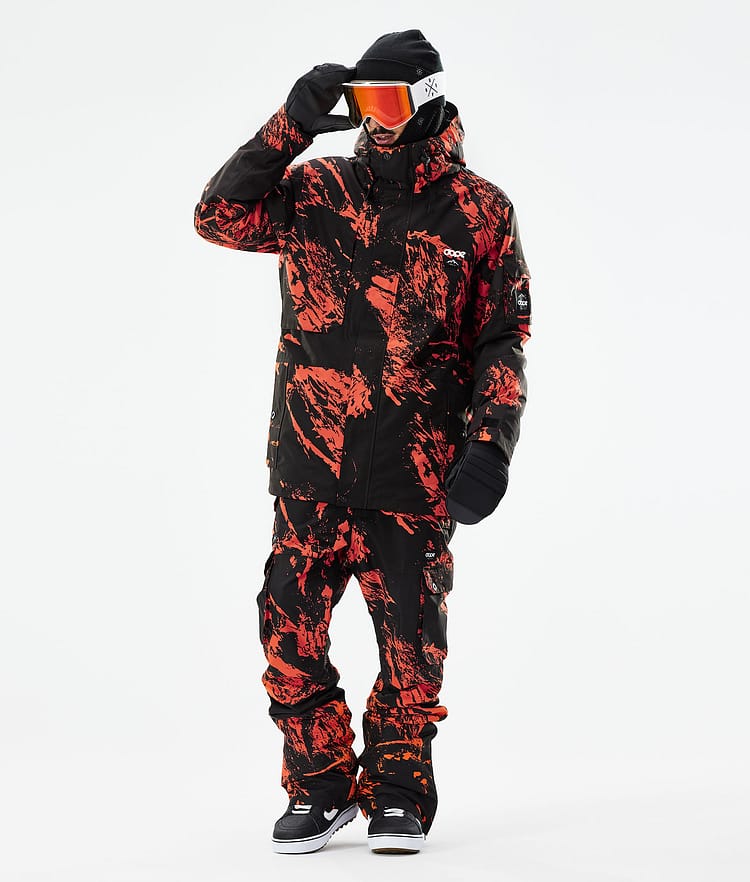 Dope Adept 21 Kurtka Snowboardowa Mężczyźni Paint Orange, Zdjęcie 4 z 11