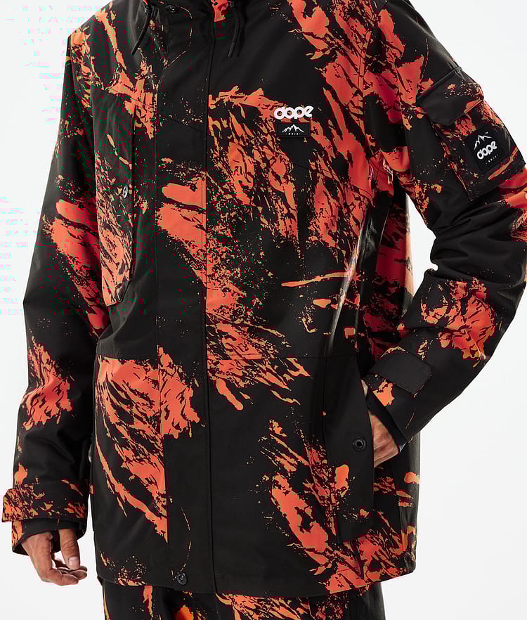 Dope Adept 21 Kurtka Snowboardowa Mężczyźni Paint Orange, Zdjęcie 9 z 11