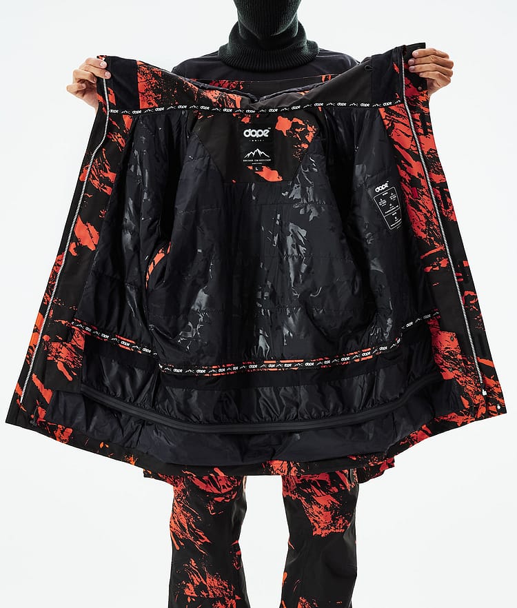 Dope Adept 21 Kurtka Snowboardowa Mężczyźni Paint Orange, Zdjęcie 11 z 11