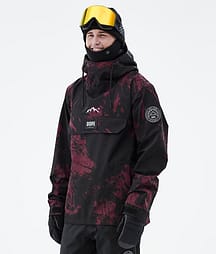 Dope Blizzard 21 Kurtka Narciarska Mężczyźni Paint Burgundy