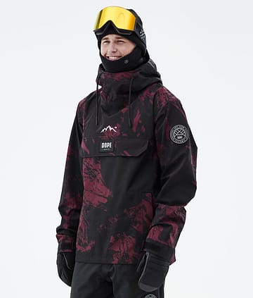 Dope Blizzard 21 Bunda na Snowboard Pánské Paint Burgundy