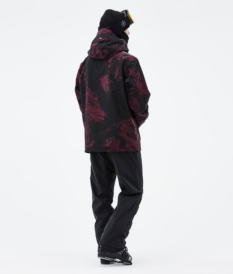 Dope Blizzard 21 Kurtka Narciarska Mężczyźni Paint Burgundy, Zdjęcie 5 z 9