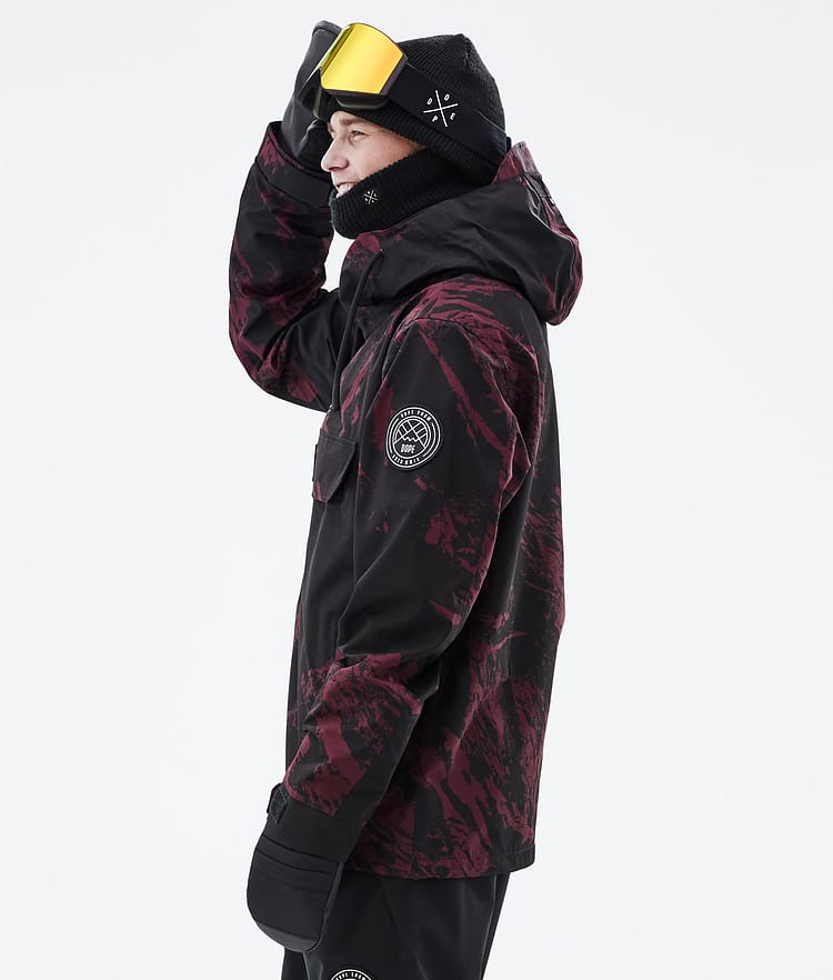 Dope Blizzard 21 Chaqueta Snowboard Hombre Paint Burgundy, Imagen 6 de 9