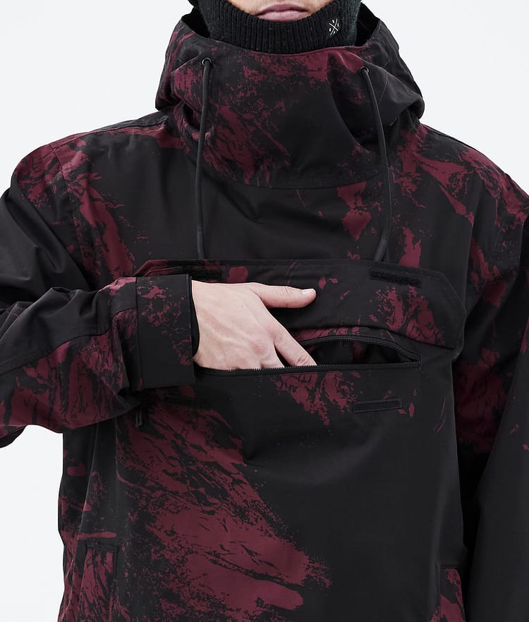 Dope Blizzard 21 Kurtka Narciarska Mężczyźni Paint Burgundy, Zdjęcie 9 z 9