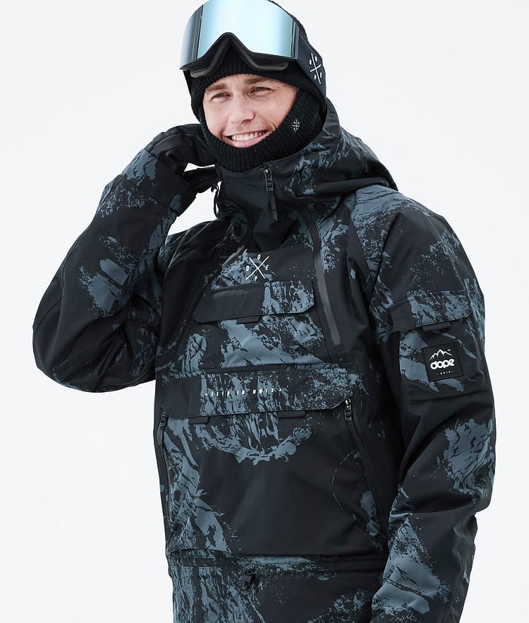 Dope Akin 21 Kurtka Narciarska Mężczyźni Paint Metal Blue, Zdjęcie 2 z 9