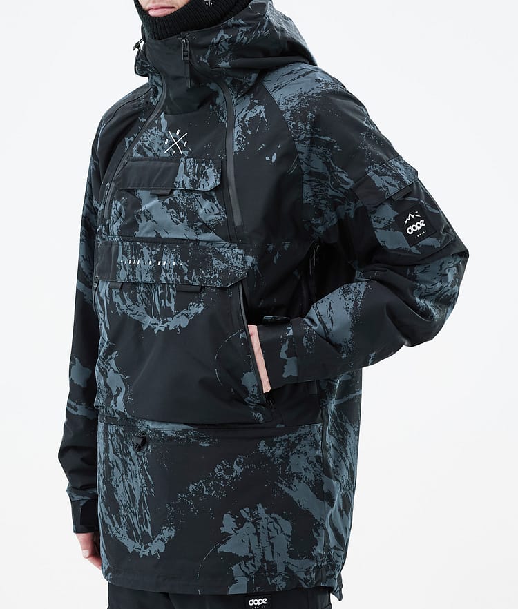 Dope Akin 21 Kurtka Narciarska Mężczyźni Paint Metal Blue, Zdjęcie 8 z 9