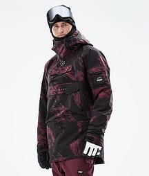 Dope Akin 21 Bunda na Snowboard Pánské Paint Burgundy