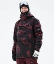 Dope Akin 2021 Ski Jacket Men Paint Burgundy