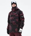 Dope Akin 21 Kurtka Narciarska Mężczyźni Paint Burgundy