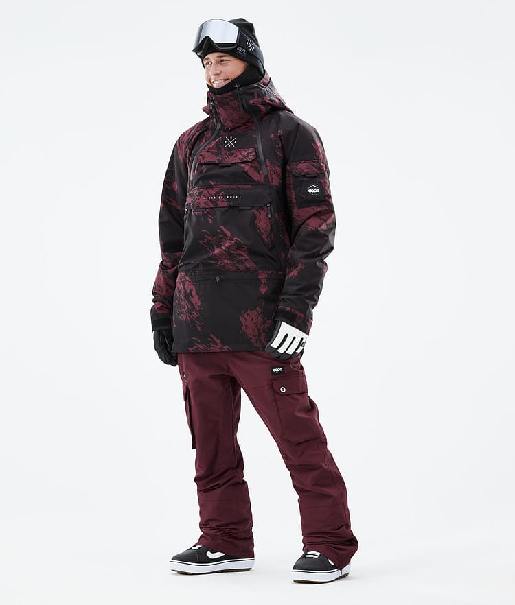 Dope Akin 21 Bunda na Snowboard Pánské Paint Burgundy, Obrázek 4 z 10